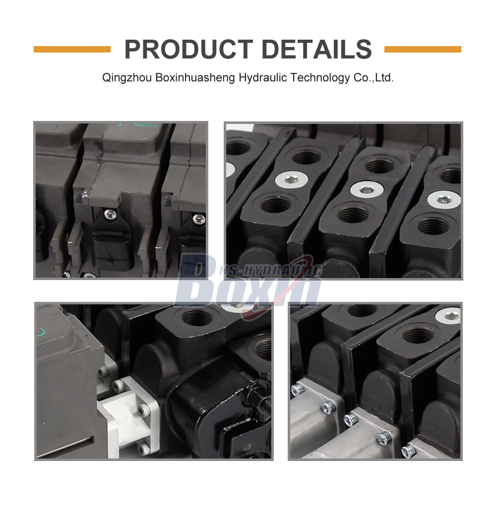 SD8EMA-4OT Electric motor 4 Spool Sectional Directional Valve detailed image